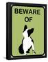French Bulldog Beware 9-null-Framed Poster
