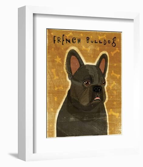 French Bulldog (Black)-John Golden-Framed Giclee Print