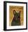 French Bulldog (Black)-John W^ Golden-Framed Art Print