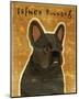 French Bulldog (Black)-John W^ Golden-Mounted Art Print