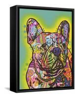 French Bulldog III-Dean Russo-Framed Stretched Canvas
