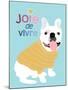 French Bulldog Joie de vivre-Ginger Oliphant-Mounted Art Print