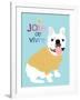 French Bulldog Joie de vivre-Ginger Oliphant-Framed Art Print