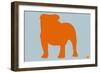 French Bulldog Orange-NaxArt-Framed Art Print