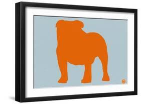 French Bulldog Orange-NaxArt-Framed Art Print