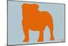 French Bulldog Orange-NaxArt-Mounted Art Print