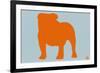 French Bulldog Orange-NaxArt-Framed Premium Giclee Print