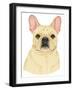 French Bulldog Portrait-Tomoyo Pitcher-Framed Giclee Print