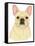 French Bulldog Portrait-Tomoyo Pitcher-Framed Stretched Canvas