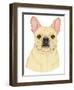 French Bulldog Portrait-Tomoyo Pitcher-Framed Giclee Print