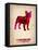 French Bulldog Poster-NaxArt-Framed Stretched Canvas