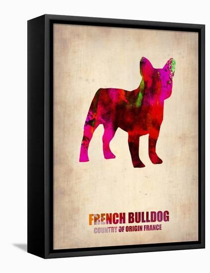 French Bulldog Poster-NaxArt-Framed Stretched Canvas