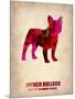 French Bulldog Poster-NaxArt-Mounted Art Print