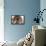 French Bulldog Puppy in Studio in Dog Bed-null-Framed Stretched Canvas displayed on a wall