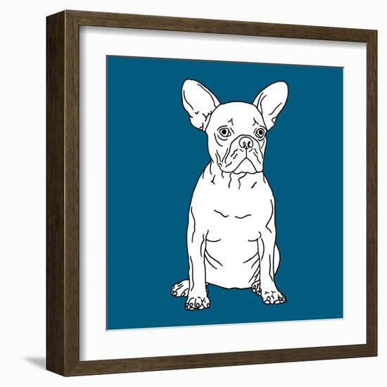 French Bulldog-Anna Nyberg-Framed Art Print