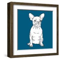 French Bulldog-Anna Nyberg-Framed Giclee Print