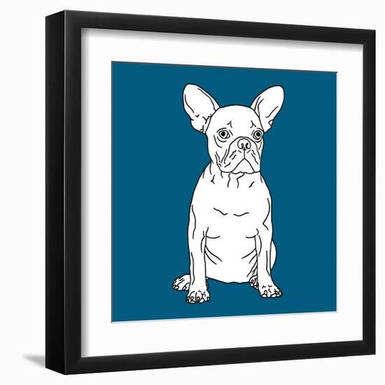 French Bulldog-Anna Nyberg-Framed Giclee Print