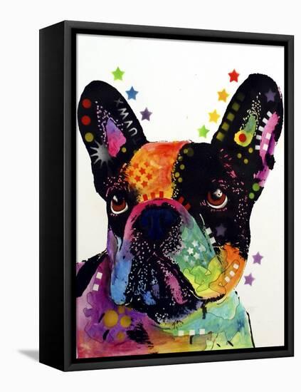 French Bulldog-Dean Russo-Framed Stretched Canvas