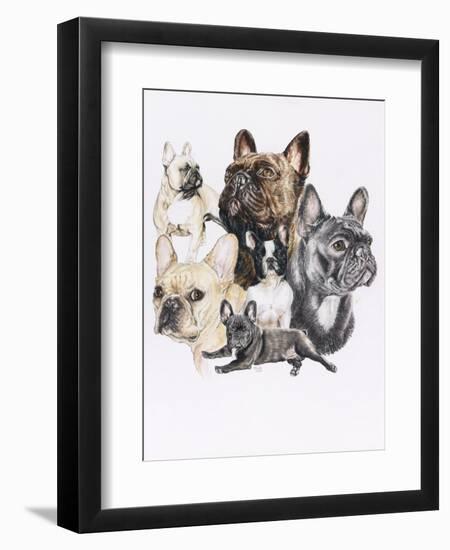 French Bulldog-Barbara Keith-Framed Premium Giclee Print