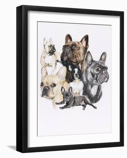 French Bulldog-Barbara Keith-Framed Giclee Print