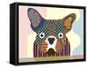 French Bulldog-Lanre Adefioye-Framed Stretched Canvas