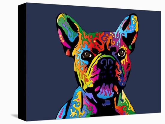 French Bulldog-Michael Tompsett-Stretched Canvas