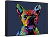 French Bulldog-Michael Tompsett-Framed Stretched Canvas