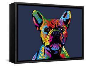 French Bulldog-Michael Tompsett-Framed Stretched Canvas