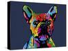 French Bulldog-Michael Tompsett-Stretched Canvas