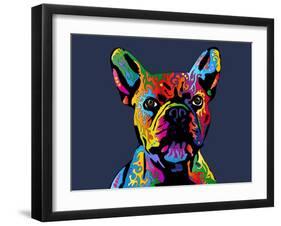 French Bulldog-Michael Tompsett-Framed Art Print