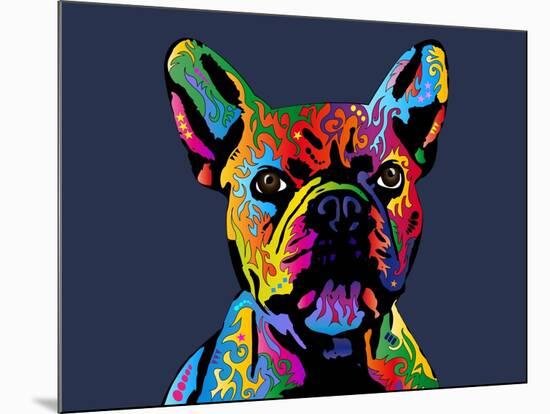 French Bulldog-Michael Tompsett-Mounted Art Print