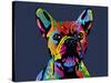 French Bulldog-Michael Tompsett-Stretched Canvas