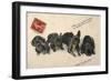 French Bulldogs-null-Framed Art Print