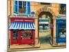 French Butcher Shop Montmartre-Marilyn Dunlap-Mounted Art Print