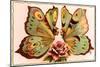 French Butterfly Couple-null-Mounted Art Print