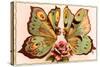 French Butterfly Couple-null-Stretched Canvas