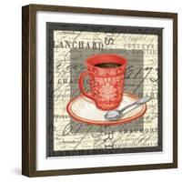 French Cafe II-Paul Brent-Framed Art Print