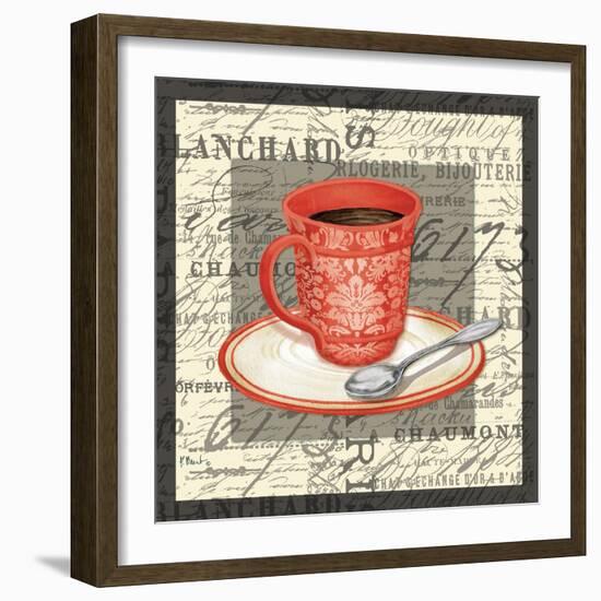 French Cafe II-Paul Brent-Framed Art Print