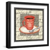 French Cafe II-Paul Brent-Framed Art Print