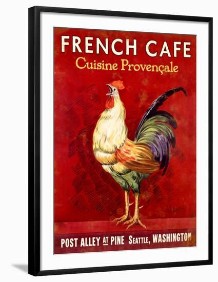 French Cafe, Seattle, Washington-Unknown Unknown-Framed Giclee Print