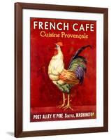 French Cafe, Seattle, Washington-Unknown Unknown-Framed Giclee Print