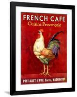 French Cafe, Seattle, Washington-Unknown Unknown-Framed Giclee Print