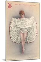 French Can-Can Dancer-null-Mounted Art Print