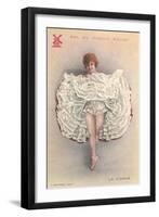 French Can-Can Dancer-null-Framed Art Print