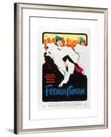 French Can Can, poster art, 1955-null-Framed Art Print