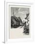 French Canadian Life, a Street in Chateau Richer, Canada, Nineteenth Century-null-Framed Giclee Print