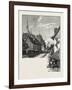 French Canadian Life, a Street in Chateau Richer, Canada, Nineteenth Century-null-Framed Giclee Print