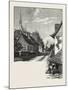 French Canadian Life, a Street in Chateau Richer, Canada, Nineteenth Century-null-Mounted Giclee Print