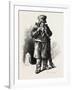 French Canadian Life, an Old Habitant, Canada, Nineteenth Century-null-Framed Giclee Print