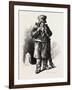 French Canadian Life, an Old Habitant, Canada, Nineteenth Century-null-Framed Giclee Print